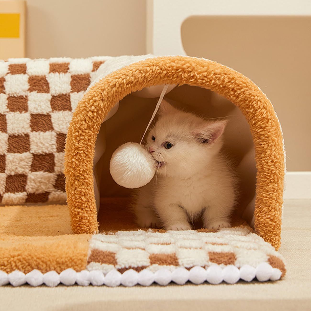 Tunnel 2 en 1 pour chien et chat