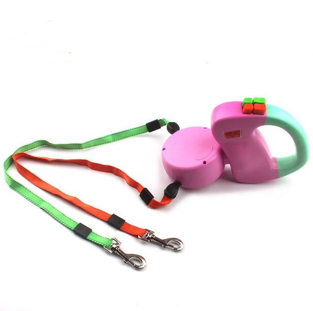 Retractable Dual Pet Dog Walking Leash - Outlitte