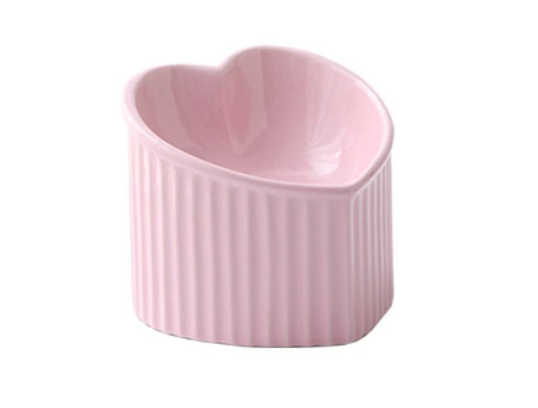 Pet Ceramic Bowl With Inclined Mouth - Outlitte