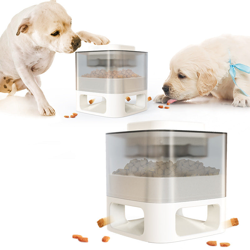 Dog Food Feeder Just One Snap Comes Food - Outlitte