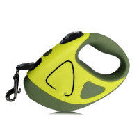 Pet Dog Automatic Retractable Fiber Leash With Night Safety LED Shining - Outlitte