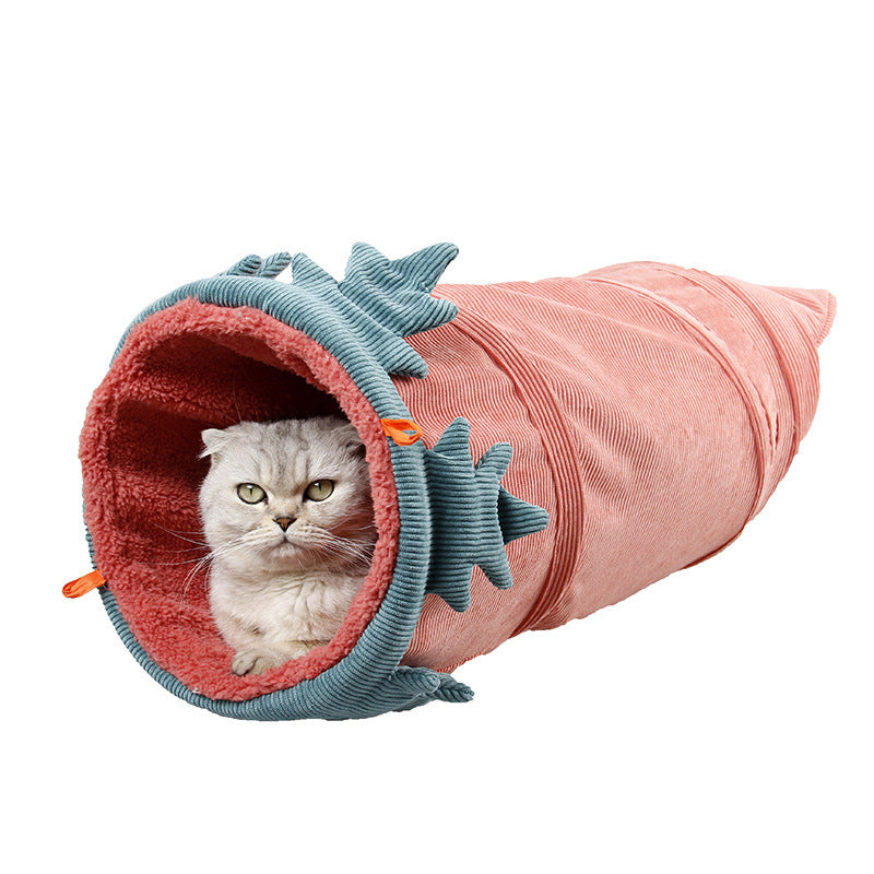 Creative Fruit Funny Pet Cat Tunnel Tubes - Outlitte