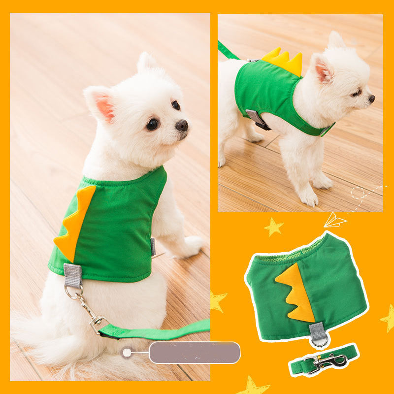 Cute Pet Dog Harness Leash Set - Outlitte