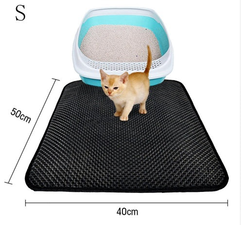 Double Layer Litter Cat Bed Pads Pet Cat Litter Mat - Outlitte