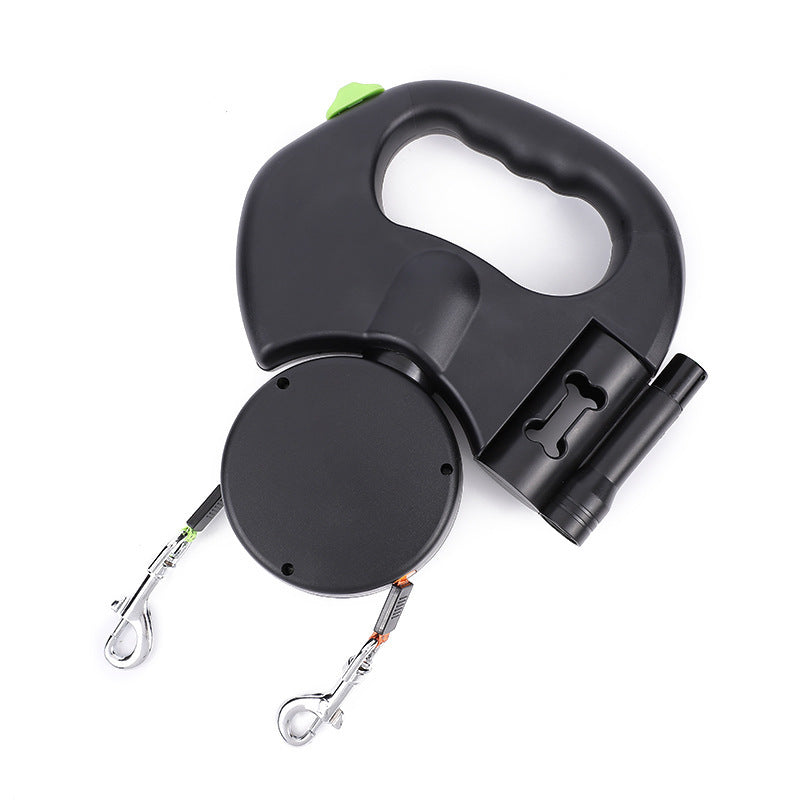 Retractable Dog Leash For Small Dogs Reflective Dual Pet Leash - Outlitte