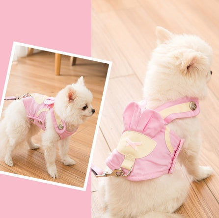 Cute Pet Dog Harness Leash Set - Outlitte