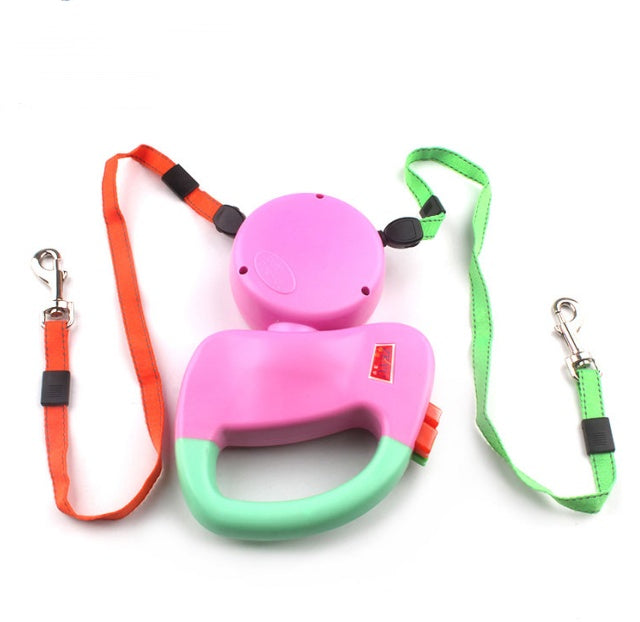 Retractable Dual Pet Dog Walking Leash - Outlitte