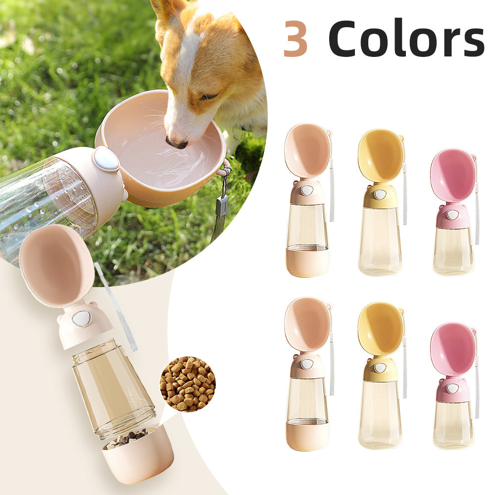 Portable Dog Water Bottle Food And Water Container For Pet - Outlitte