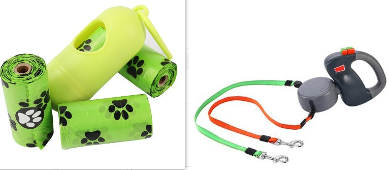 Retractable Dual Pet Dog Walking Leash - Outlitte