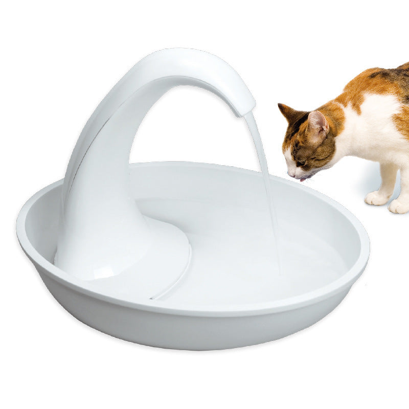 Automatic Swan Pet Cat Water Dispenser Drinking Bowl - Outlitte