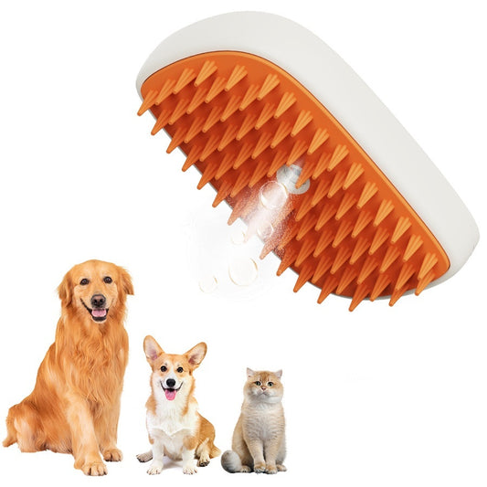 USB Rechargeable Pets Steam Brush Spray Massage Comb - Outlitte