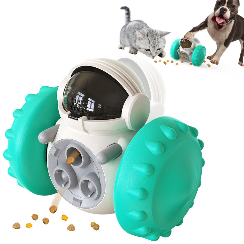 Slow Food Interactive Balance Car Multifunctional Fun Development Smart Pet Feeding Toy - Outlitte