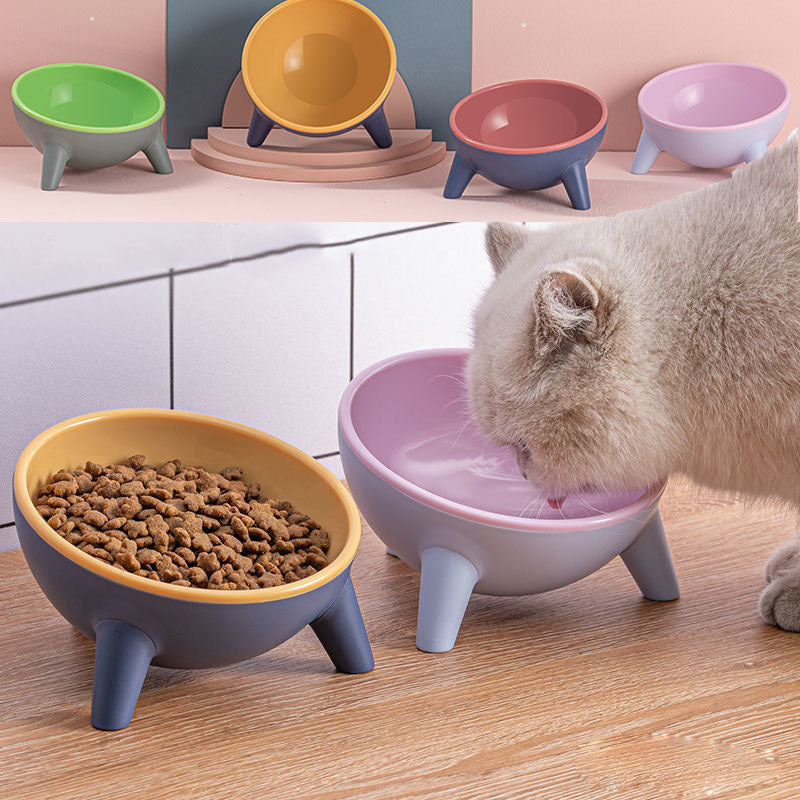 Cat Dog Bowl With Stand Pet Feeding Food Bowls - Outlitte