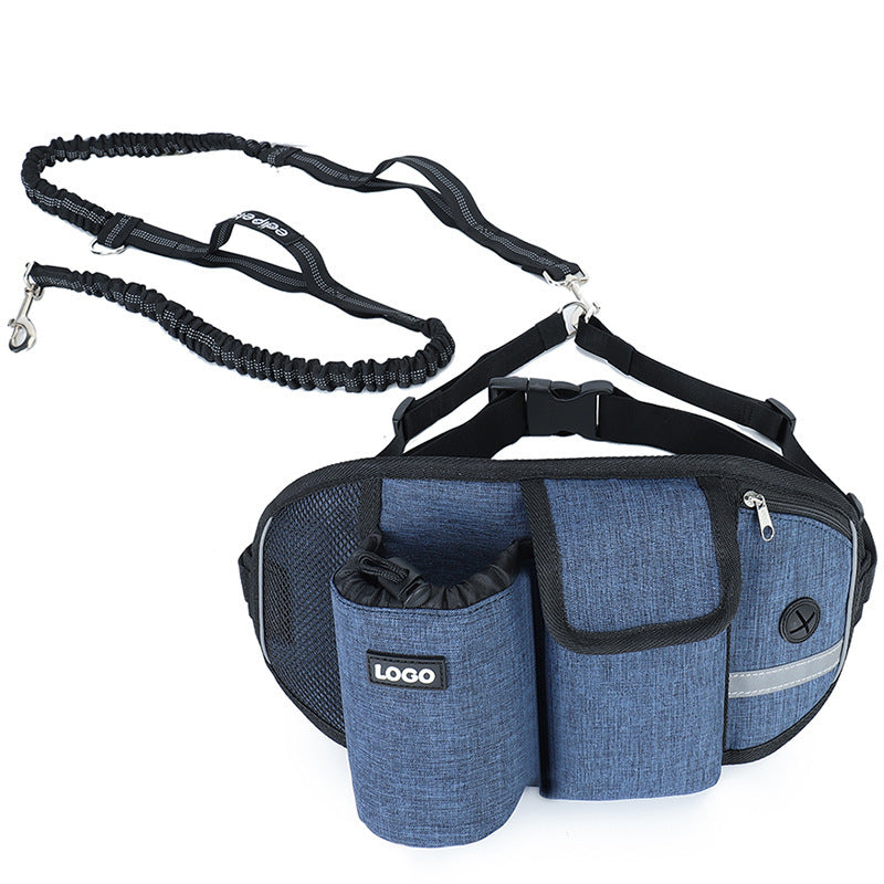 Dog Training Leash Waist Bag Hands-Free Outdoor Pet Running Walking Leash - Outlitte