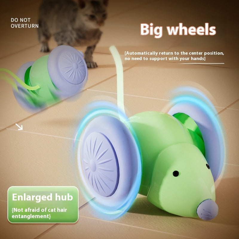 Electric Mouse Car - Automatic Interactive Cat Toy - Outlitte