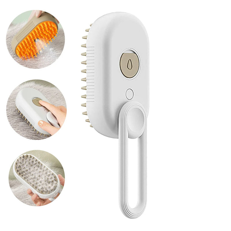 3 In 1 Electric Spray Cat Hair Brush Grooming Hair Removal Comb - Outlitte