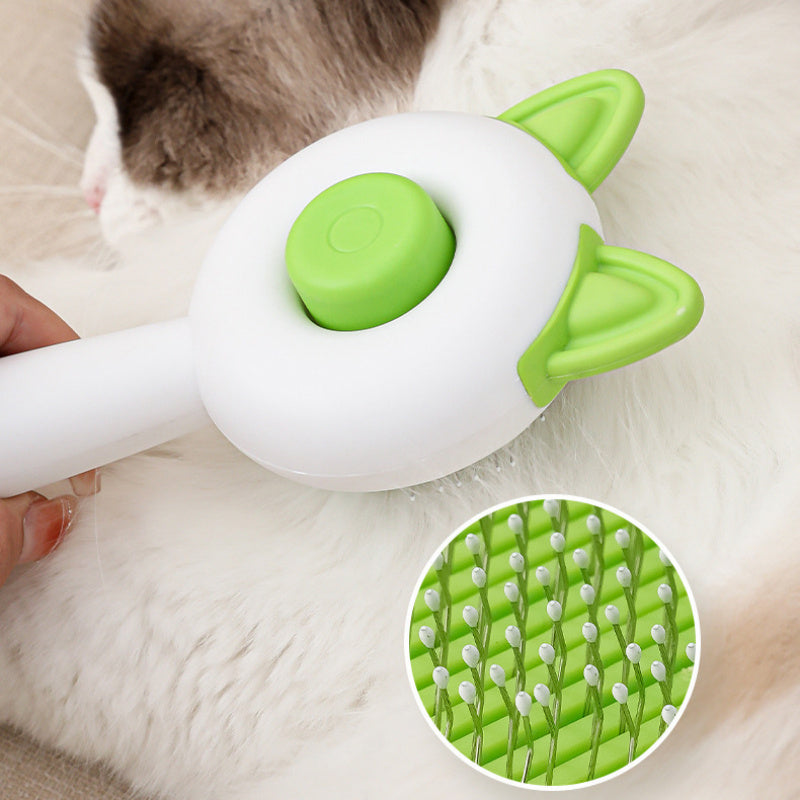 Pet Self Cleaning Hair Remover Brush For Dogs Cats Grooming Tools - Outlitte