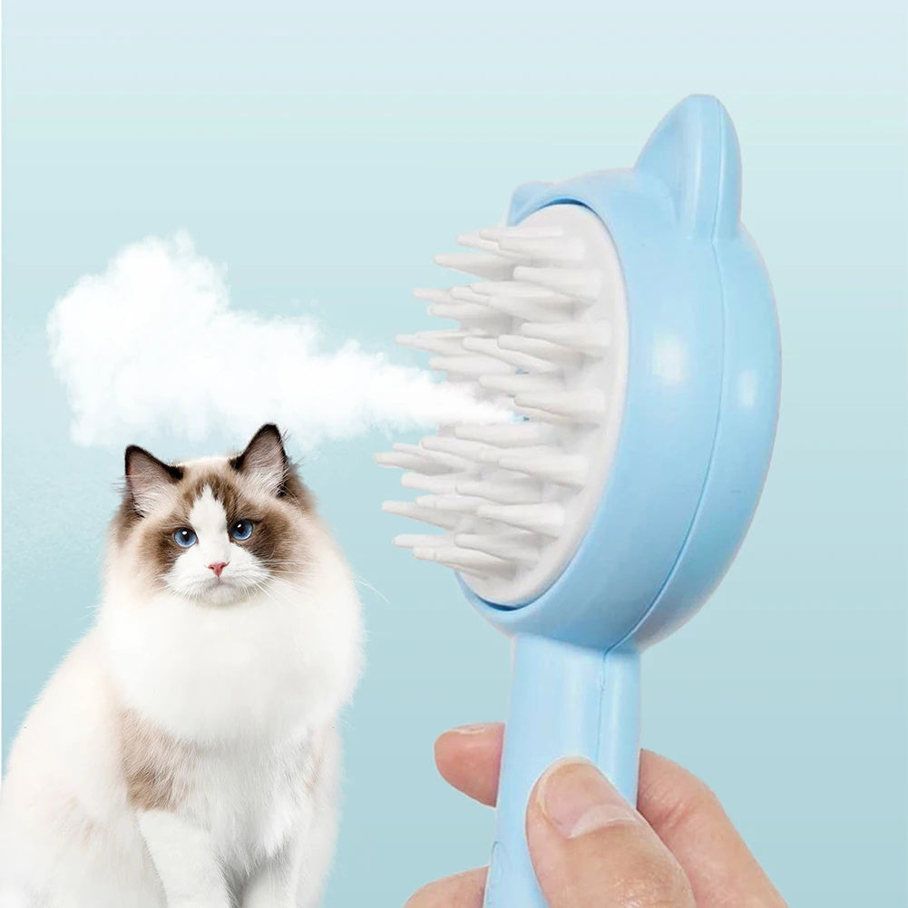 Multifunctional Cat Grooming Brush Rechargeable Self Cleaning Slicker Brush - Outlitte