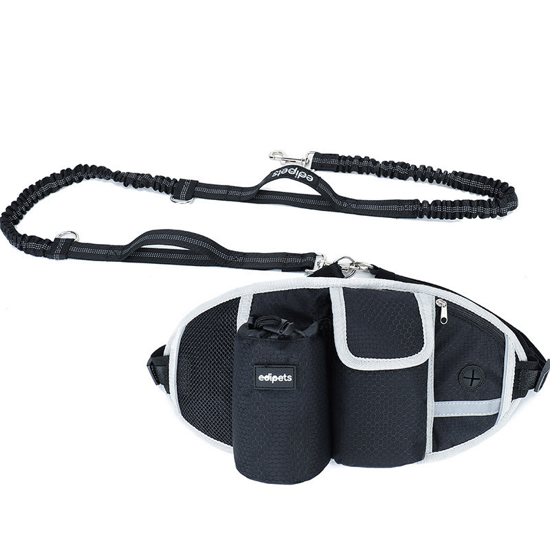 Dog Training Leash Waist Bag Hands-Free Outdoor Pet Running Walking Leash - Outlitte