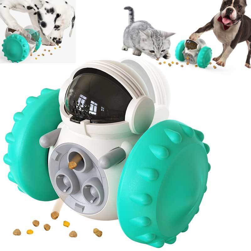 Slow Food Interactive Balance Car Multifunctional Fun Development Smart Pet Feeding Toy - Outlitte